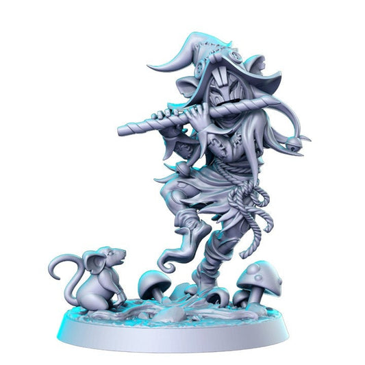 Nature wizard flutec druid chaotic dnd figure print 3d resin 12k 32mm miniatures figures mini