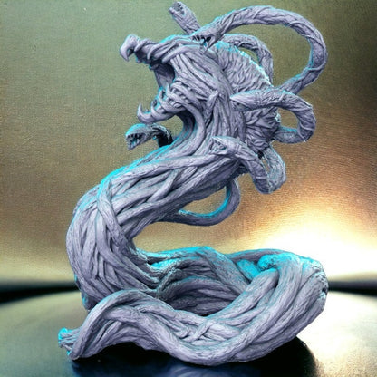 Giant vine monster worm dnd figure print 3d resin 12k 32mm miniatures figures mini