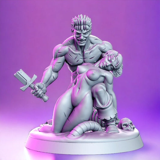 Garth cleto killer virgin NSFW for dnd figure print 3d resin 12k 32mm miniatures figures mini