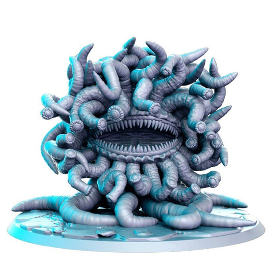 Malbush monster with hundreds of eyes see demon worm for dnd figure print 3d resin 12k 32mm miniatures figures mini