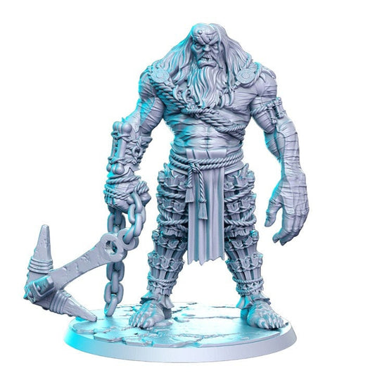 Morwyff ice giant monster Egyptian God beast creature for dnd figure print 3d resin 12k 32mm miniatures figures mini