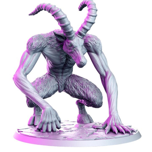 Metaphon goat of death human ram demon from beyond worlds for dnd figure print 3d resin 12k 32mm miniatures figures mini