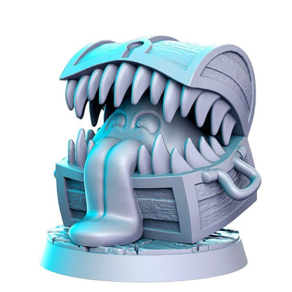 Mymic box crate monster eater creature pet hidden monster for dnd figure print 3d resin 12k 32mm miniatures figures mini