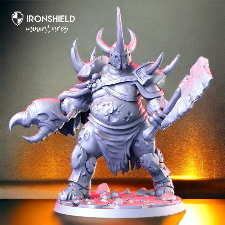 Atlas monster from across the worlds ripper worm ghoul detailed minis for dnd figure print 3d resin 12k 32mm miniatures figures mini