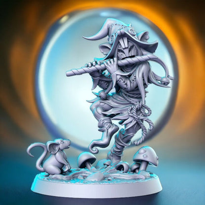 Nature wizard flutec druid chaotic dnd figure print 3d resin 12k 32mm miniatures figures mini