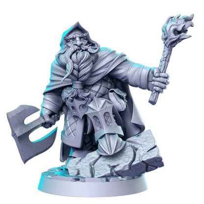 Balina dwarf dnd figure print 3d resin 12k 32mm miniatures figures mini