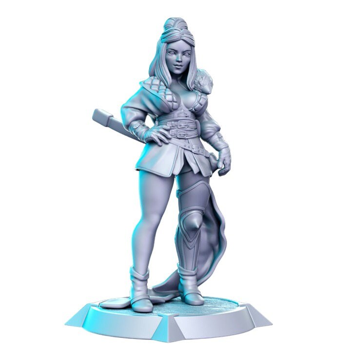 Rohesia dnd figure print 3d resin 12k 32mm miniatures figures mini