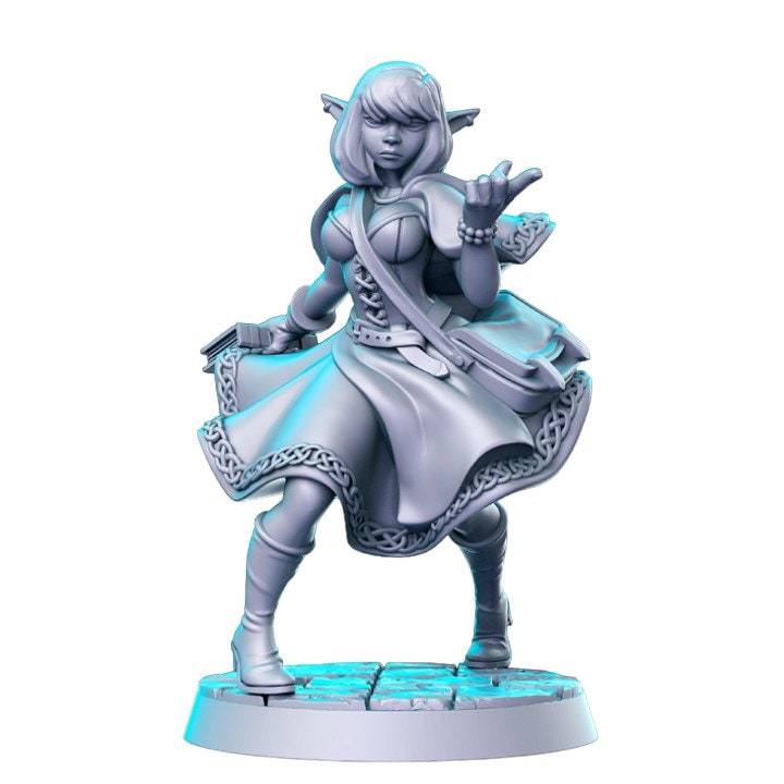 Lesa wizard dnd figure print 3d resin 12k 32mm miniatures figures mini