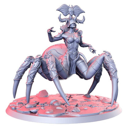 Arakhnati spider demon monster for dnd figure print 3d resin 12k 32mm miniatures figures mini