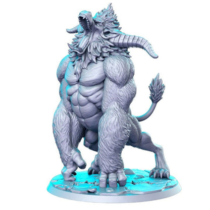 Bullape mutant monster for dnd figure print 3d resin 12k 32mm miniatures figures mini