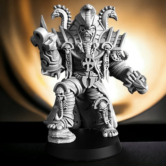 Titankamon mummy fighter fantasy monster for dnd figure print 3d resin 12k 32mm miniatures figures mini