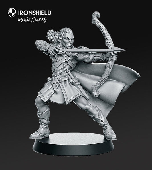 Feydhil - Elf Archer Armed Warrior mini for dnd figure print 3d 12k miniature miniatures Gift Idea | Dungeons and Dragons | Tabletop