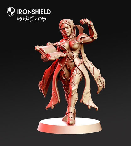 Yina- Female Necromancer Mage Wizzard Spell mini for dnd figure print 3d 12k miniature miniatures Gift Idea | Dungeons and Dragons Tabletop