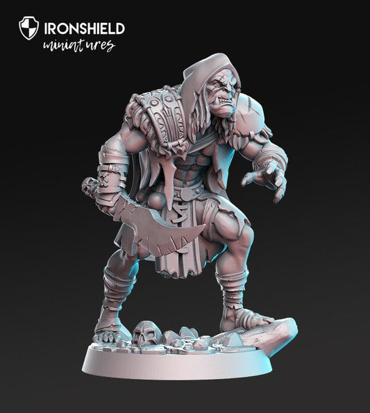 Slice - Orc Assassin Ogre Mutant Berserker mini for dnd figure print 3d 12k miniature miniatures Gift Idea | Dungeons and Dragons | Tabletop