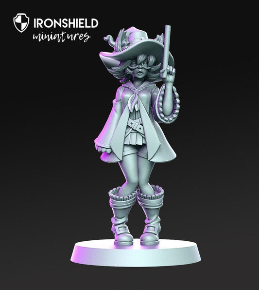 Sunny - Wizard Cute Girl Magic sorceress mini for dnd figure print 3d 12k miniature miniatures Gift Idea | Dungeons and Dragons | Tabletop