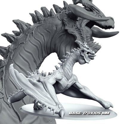 Arboryas HUGE dragon of death dragon bones detailed minis for dnd figure print 3d resin 12k 32mm miniatures figures mini