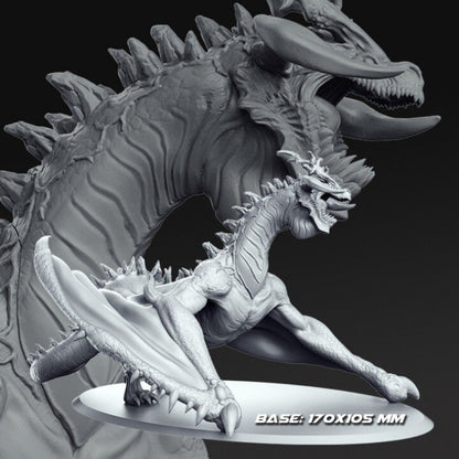 Arboryas HUGE dragon of death dragon bones detailed minis for dnd figure print 3d resin 12k 32mm miniatures figures mini