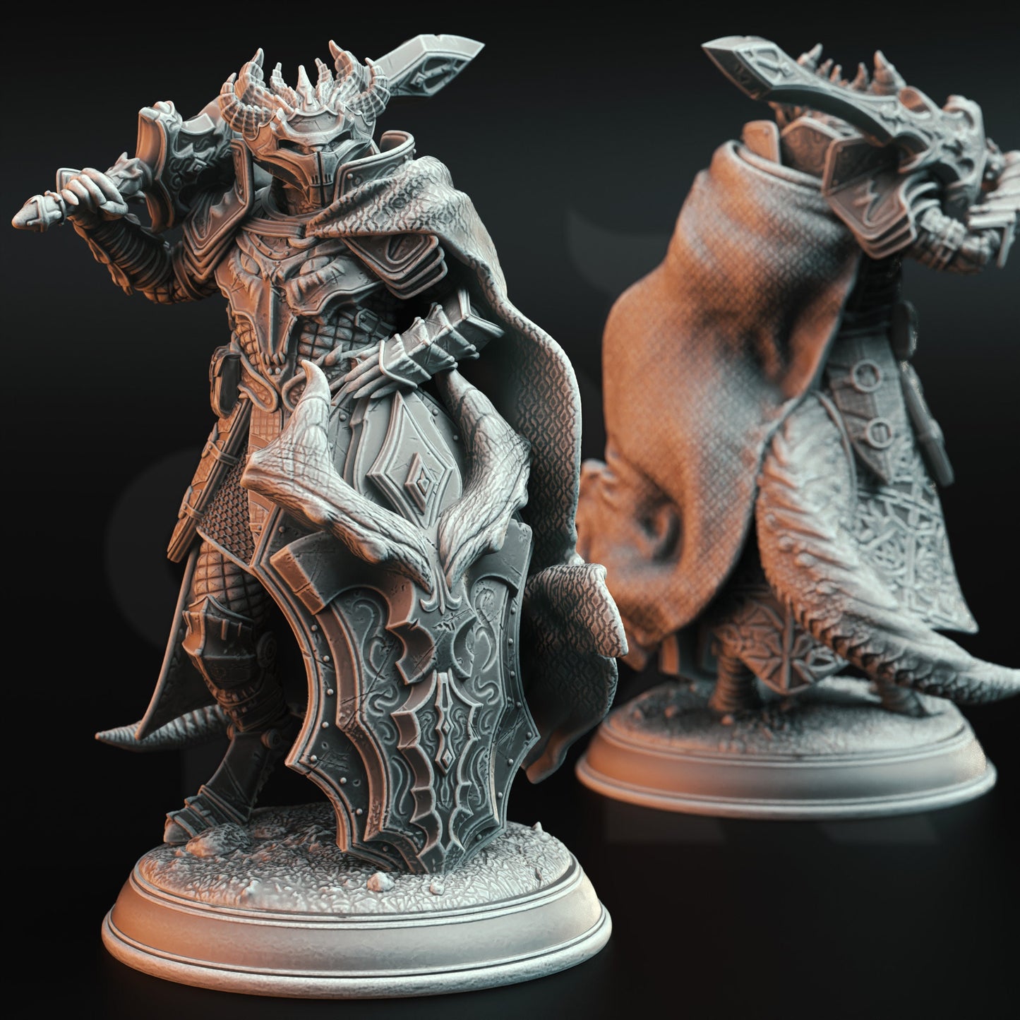 Horakthar - Dragon Commander (3 Variants) Rise of Dargon figure print 3d 12k miniature Gift Idea | Dungeons & Dragons | Tabletop | DM Stash