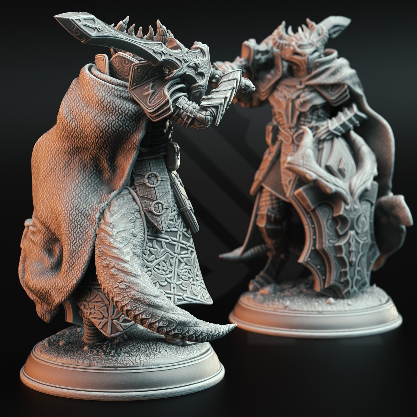 Horakthar - Dragon Commander (3 Variants) Rise of Dargon figure print 3d 12k miniature Gift Idea | Dungeons & Dragons | Tabletop | DM Stash