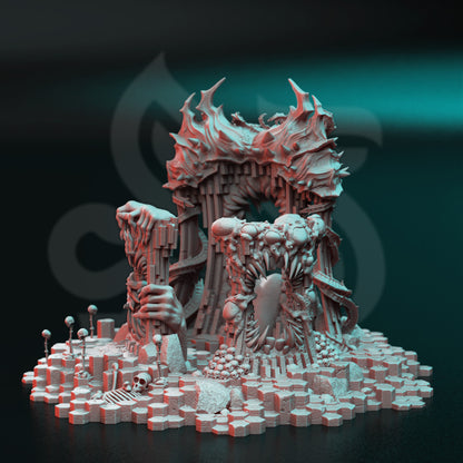 Gates to the Hells - Nosaryni - Play Sized Terrain Set print 3d 12k miniature Gift Idea mini |Dungeons & Dragons | Tabletop | DM Stash