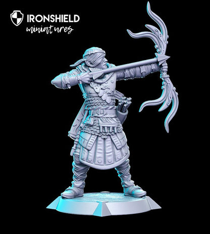 Iorweth  - blind archer for dnd figure print 3d miniature miniatures | Gift Idea | Dungeons and Dragons | Tabletop | RN Estudio