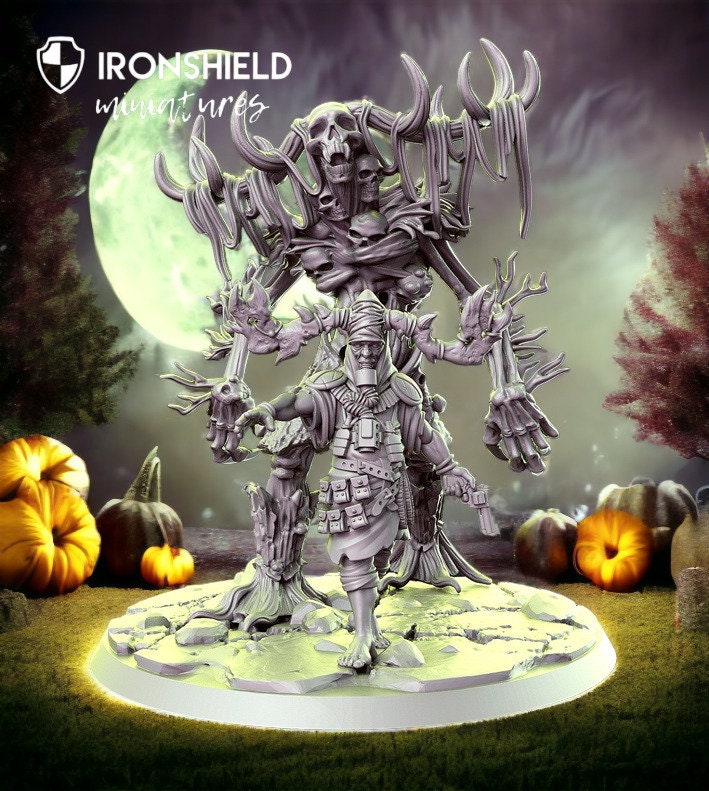 Rottenhorn and Wepskel From Wasteland mini for dnd figure print 3d resin 12k 32mm miniatures Gift Idea | Dungeons and Dragons | Tabletop