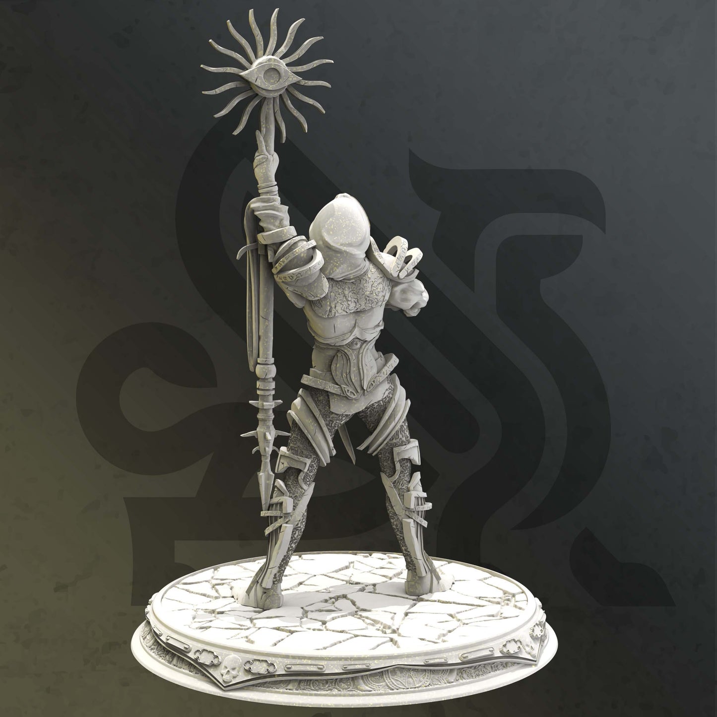 Divine of Secrets - Seroca Figure + Base print 3d 12k dnd miniature Gift Idea mini |Dungeons & Dragons | Tabletop | DM Stash