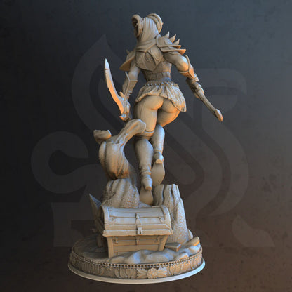 Master of Poisoned Talons – Orlena Figure + Base print 3d 12k dnd miniature Gift Idea mini |Dungeons & Dragons | Tabletop | DM Stash