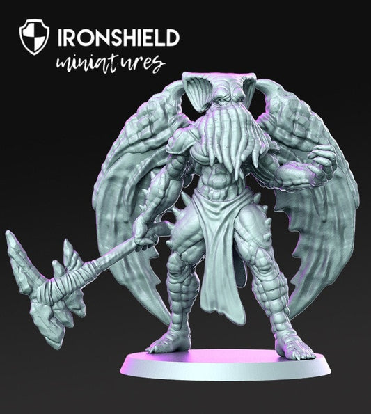 Cthu - Lovecraft god sea flying monster mini for dnd figure print 3d 12k miniature 32mm miniatures Gift Idea | Dungeons and Dragons Tabletop