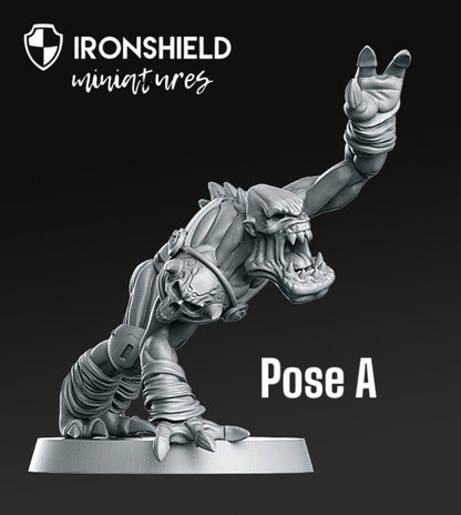 Eternals Ghoul Set Undead Players Fantasy Football detailed mini for dnd figure print 3d resin 12k 32mm miniatures figures mins