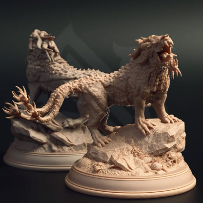 Godless Panther - Estranith Big Figure + Base (50mm) print 3d 12k miniature Gift Idea | Dungeons & Dragons | Tabletop | DM Stash