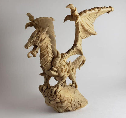 Kalzreg - Dragon Lord Drake mini for dnd figure print 3d 12k miniature miniatures Gift Idea | Dungeons and Dragons | Tabletop