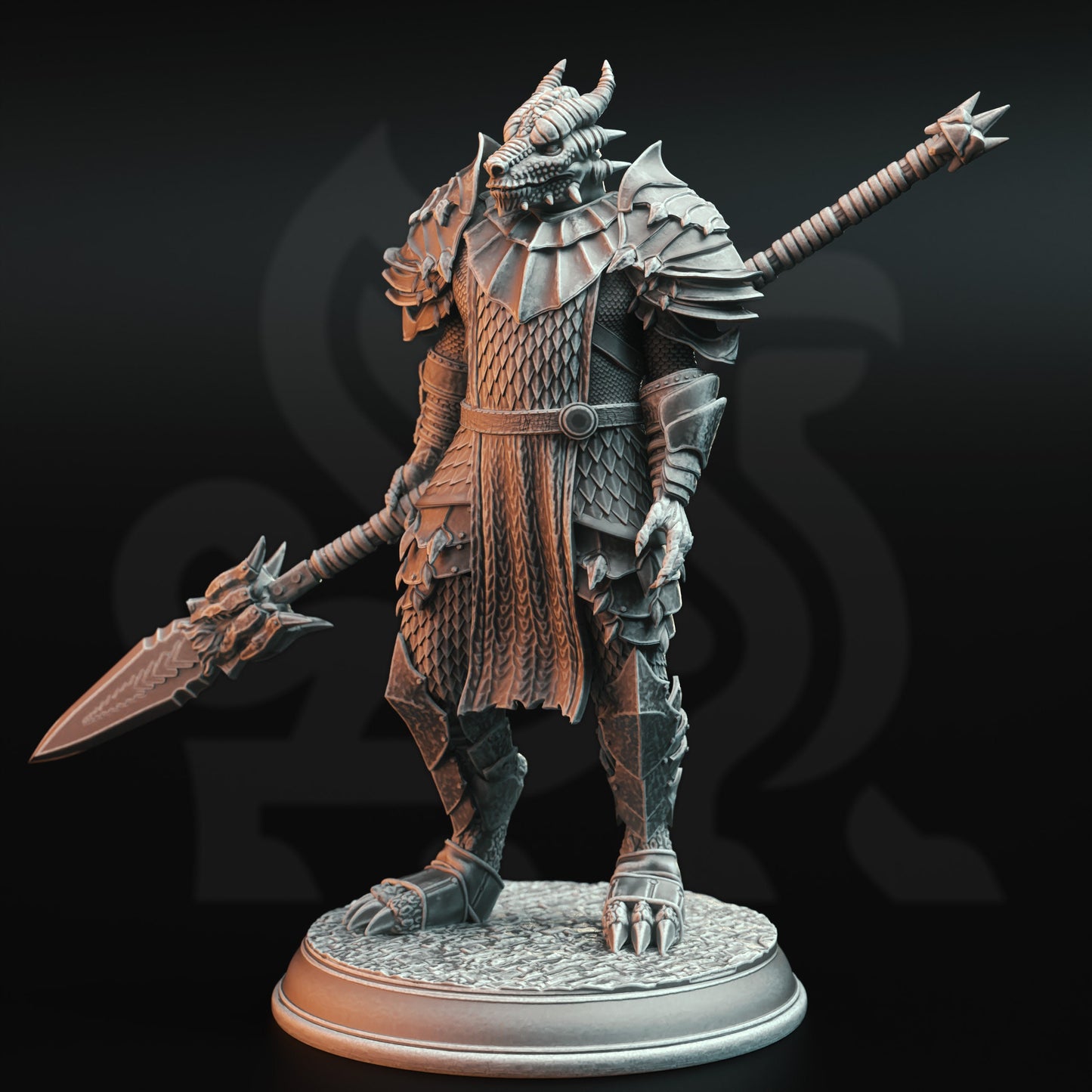 Dragonborn Warriors - Dragon Knight Squad (3 Variants) figure print 3d 12k miniature Gift Idea | Dungeons & Dragons | Tabletop | DM Stash