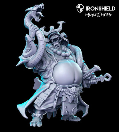 Oni General - demon samurai for dnd figure print 3d miniature miniatures | Gift Idea | Dungeons and Dragons | Tabletop | RN Estudio