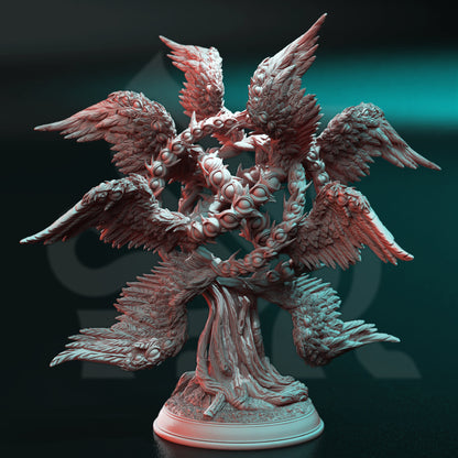 Erathis - Angel of a Thousand Eyes 12k Figure + base print 3d miniature Gift Idea mini |Dungeons & Dragons | Tabletop | DM Stash