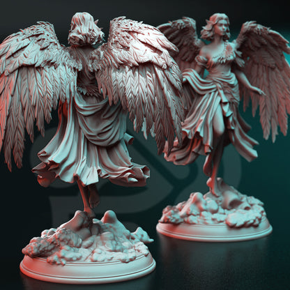 Cesedra - Angel of Love 12k Figure + base print 3d miniature Gift Idea mini |Dungeons & Dragons | Tabletop | DM Stash