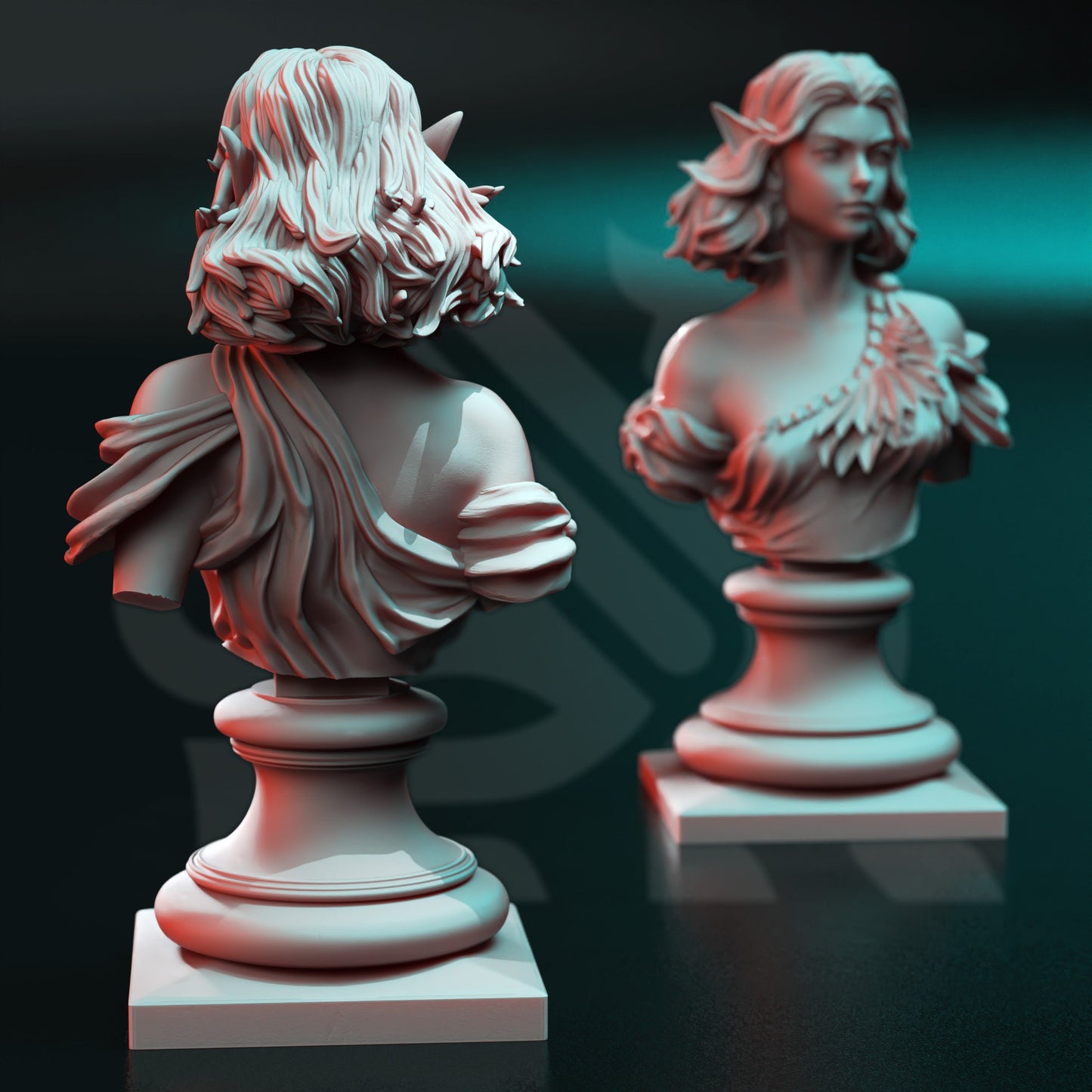 BUST Cesedra - 120mm tall - Angel of Love - figure print 3d 12k miniature Gift Idea | Dungeons and Dragons | Tabletop | DM Stash