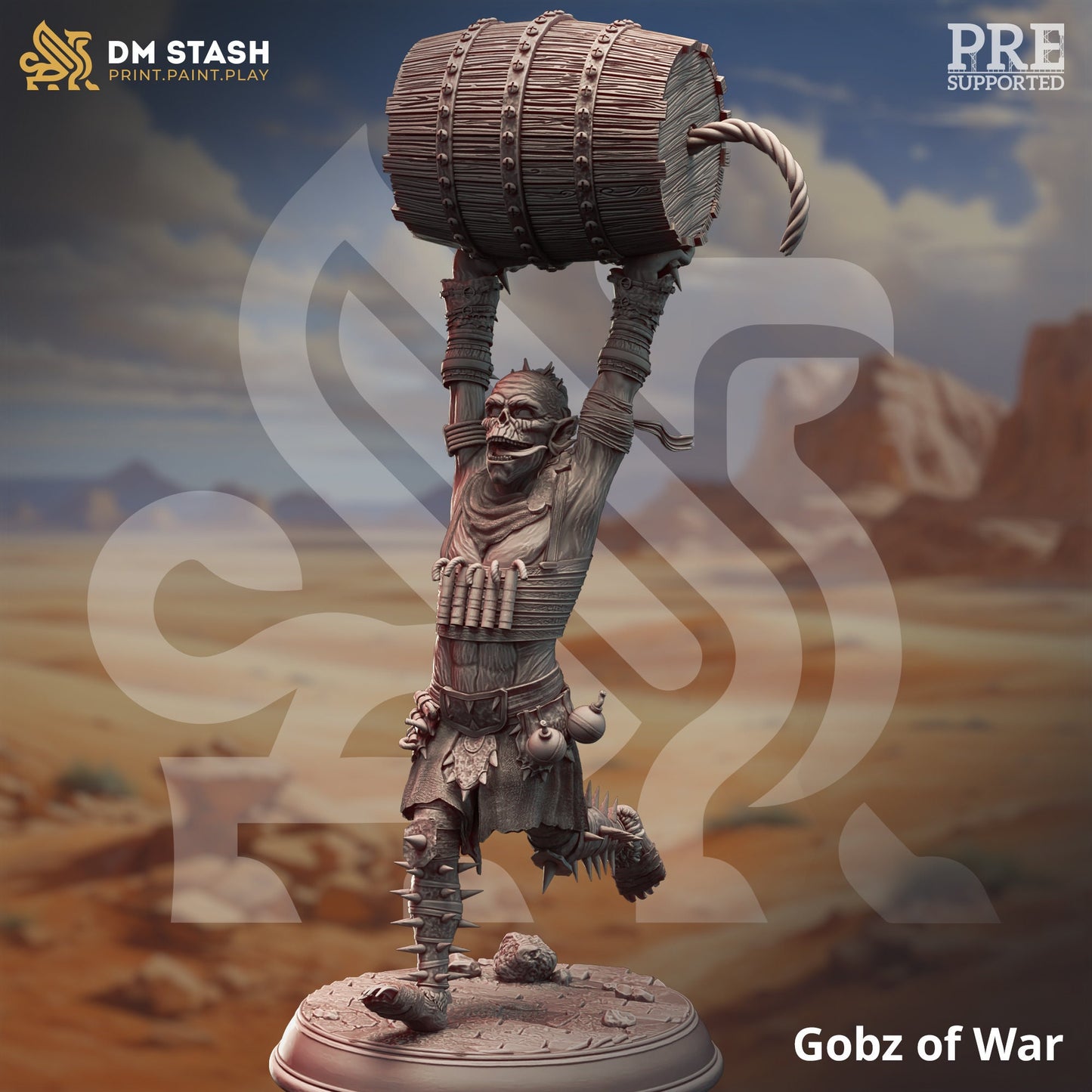 Goblin War Squad - Gore Boiz Figure 12k + Base Print 3D RPG Miniature Gift Idea mini | Dungeons & Dragons | Tabletop | DM Stash