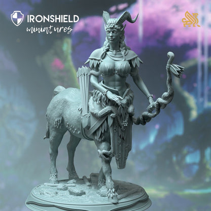 Centaur Sentinel - Tanagor beastfolk Large Figure + Base print 3d 12k dnd miniature Gift Idea mini | Dungeons & Dragons | Tabletop | DM Stash