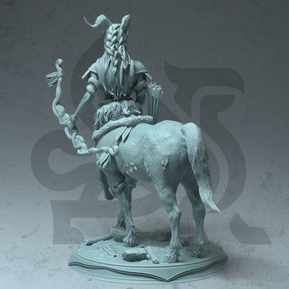 Centaur Sentinel - Tanagor beastfolk Large Figure + Base print 3d 12k dnd miniature Gift Idea mini | Dungeons & Dragons | Tabletop | DM Stash