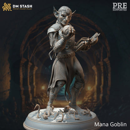 Mana Goblin Trio - Alchemist, Sorcerer, Loot (3 Variants) figure print 3d 12k miniature Gift Idea | Dungeons & Dragons | Tabletop | DM Stash