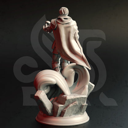 Human Psionic - Henry Dannis Figure 12k + Base Print 3D RPG Miniature Gift Idea mini | Dungeons & Dragons | Tabletop | DM Stash