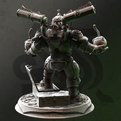 Dwarven Grenadier - Duktuk Figure + Base print 3d 12k miniature Gift Idea | Dungeons & Dragons | Tabletop | DM Stash