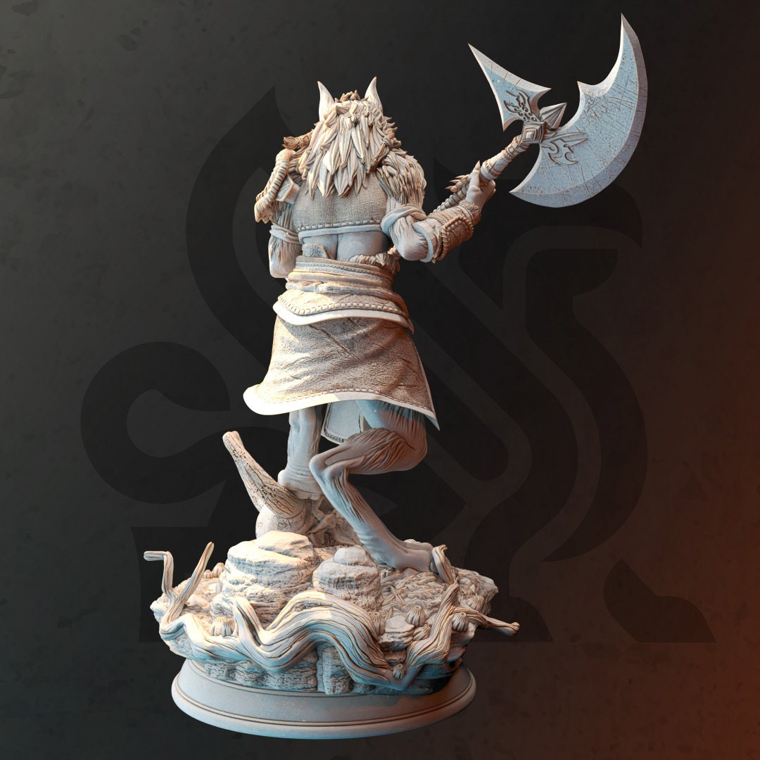 Beastfolk Werewolf Barbarian Fighter - Ariana Grey