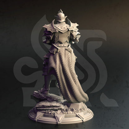 Arcane Paladin - Teverys Figure 12k + Base Print 3D RPG Miniature Gift Idea mini | Dungeons & Dragons | Tabletop | DM Stash