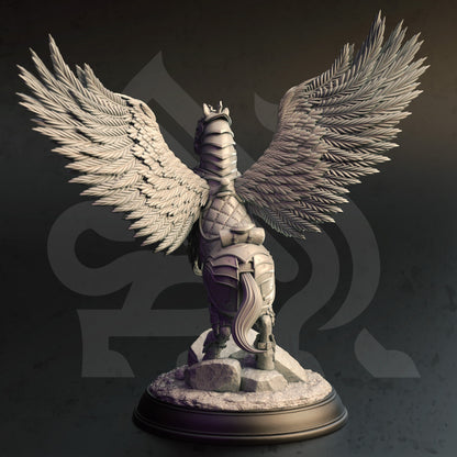 Elite Pegasus - Myreni Figure 12k + Base Print 3D RPG Miniature Gift Idea mini | Dungeons & Dragons | Tabletop | DM Stash