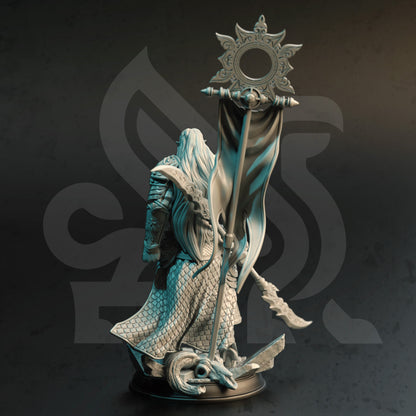 Rolen + Hippogriff Elven Eldritch Knight Figure 12k + Base Print 3D RPG Miniature Gift Idea mini | Dungeons & Dragons | Tabletop | DM Stash