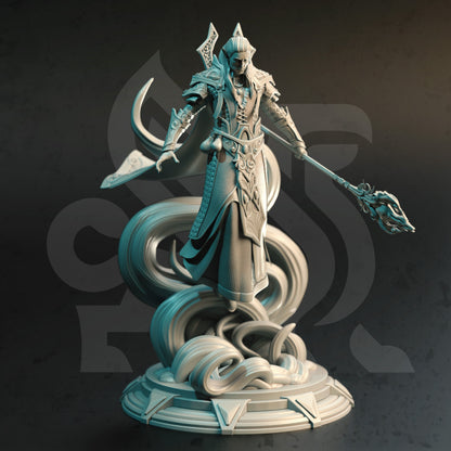 High Elf Master Sorcerer - Karydian Figure 12k + Base Print 3D RPG Miniature Gift Idea mini | Dungeons & Dragons | Tabletop | DM Stash