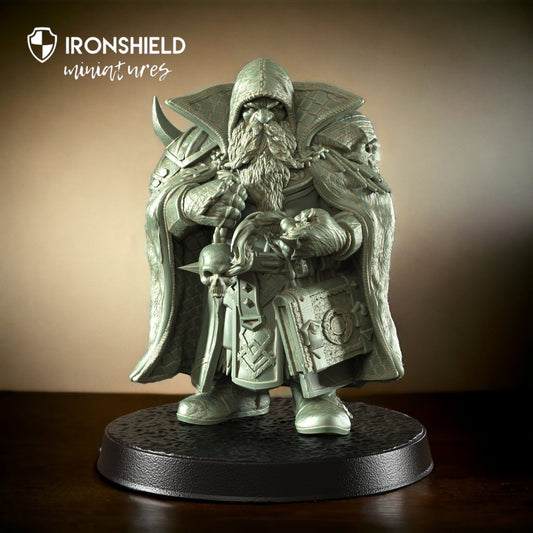 Fosan Merryforged Deep Water Dawrf Gnome Figure + Base print 3d 12k miniature Gift Idea | Dungeons & Dragons | Tabletop | RN EStudio