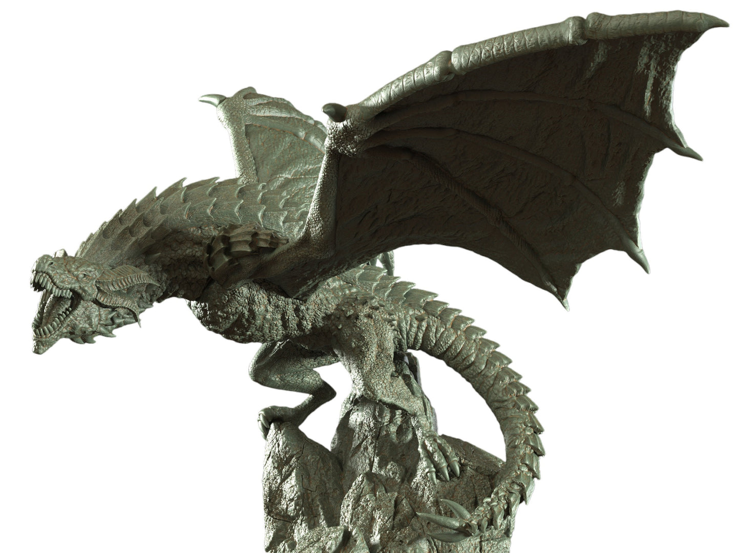 Tiamat - Deep Water Great Dragon GIGANT Figure + Base print 3d 12k miniature Gift Idea | Dungeons & Dragons | Tabletop | RN EStudio